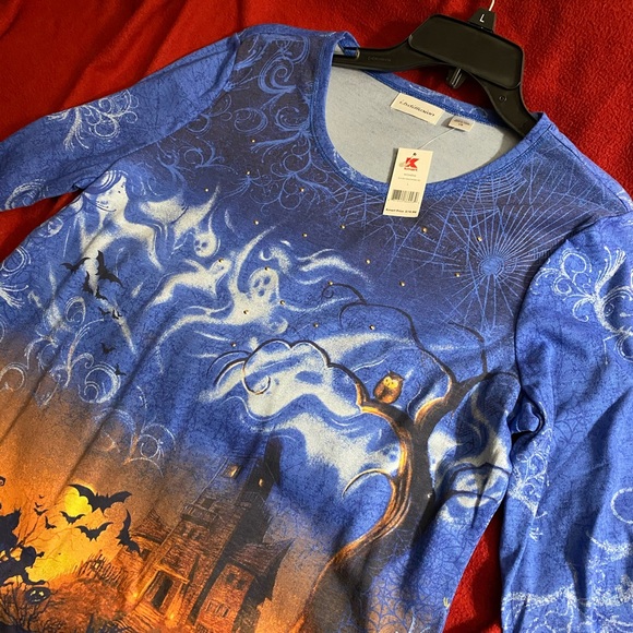 I.b.diffusion Halloween Themed Long Sleeve Shirt🎃 - Picture 2 of 5